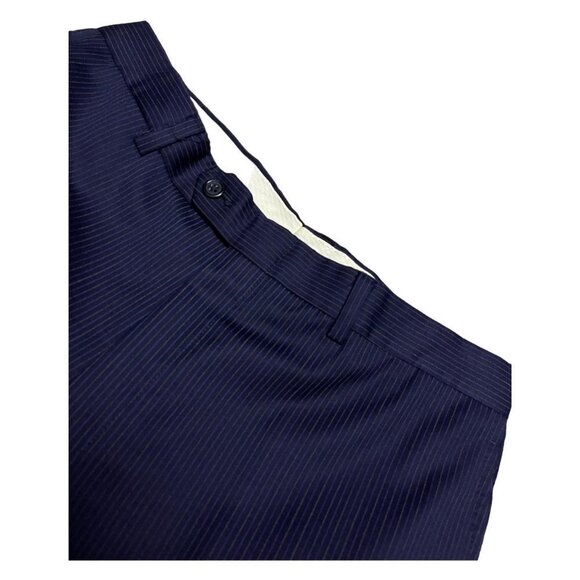 Hart Schaffner Marx Navy Blue Suit - Picture 7 of 12